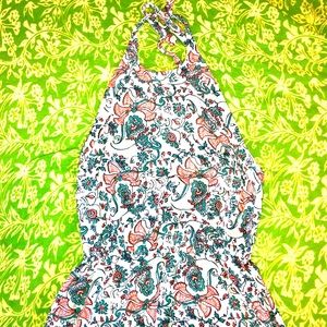 Floral Kendall & Kylie Halter Romper